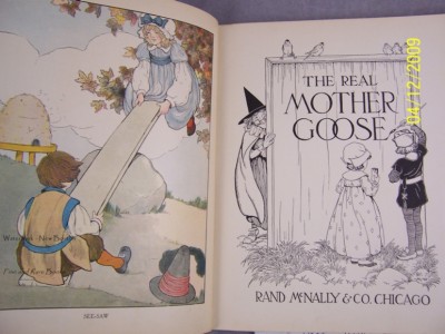 Blanche Fisher Wright Real Mother Goose 1st Ed 1916 On Popscreen