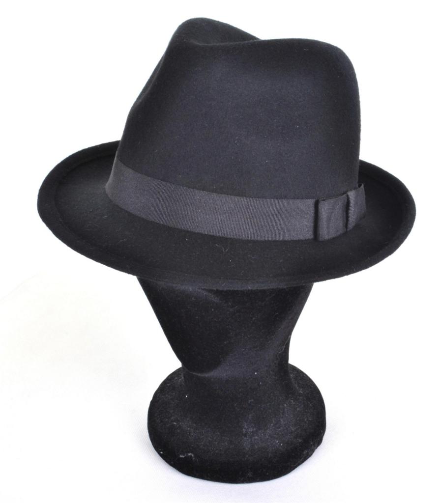 VTG Style Felt Trilby Hat BNWT/NEW 100 Wool Gangster Fedora Women S/M/L eBay