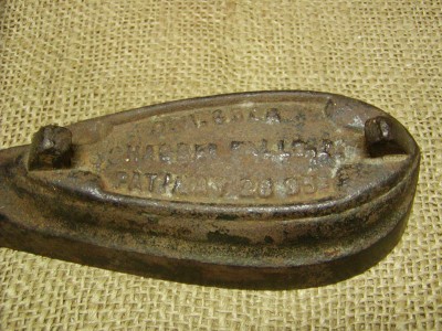 Antique Irons on Rare Vintage 1885 Iron Antique Irons Old Unique Shape