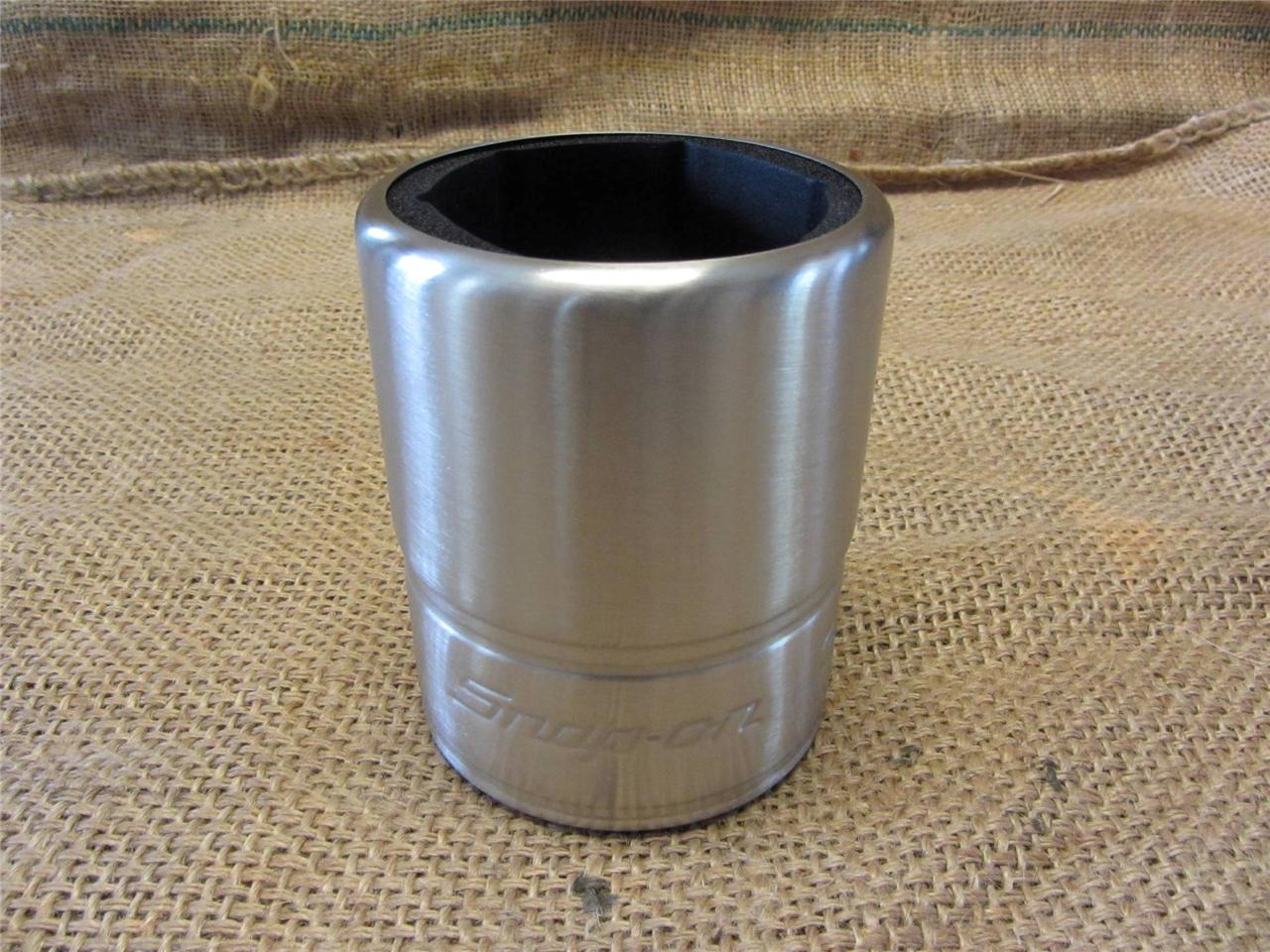 NEW SnapOn Socket Can Cooler Stainless w Base > Koozie Beer RARE! 8911 eBay