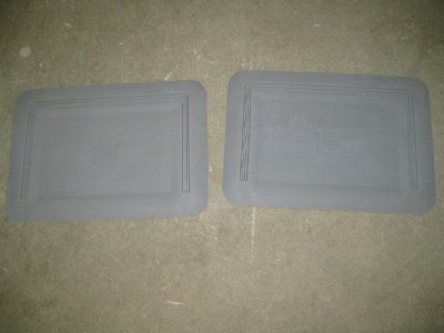 88 98 Chevy Gmc Ck Truck Extended Cab Rear Gray Rubber Floor Mats