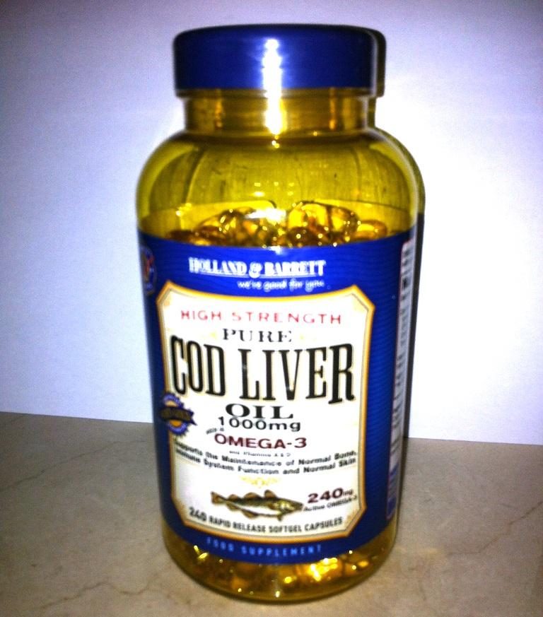 Holland & Barrett Cod Liver Oil Capsules High Strength 1000mg 240