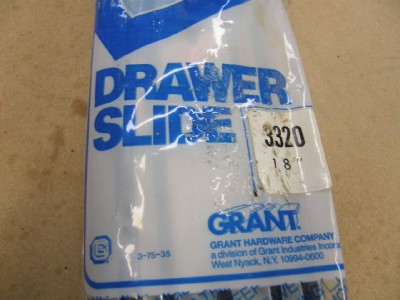 Grant Drawer Slides 3320 18 With Screws 1 Set Nib On Popscreen