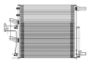 New A C Condenser Fits Dodge Ram 1500 2500 5 7l 2009 2013