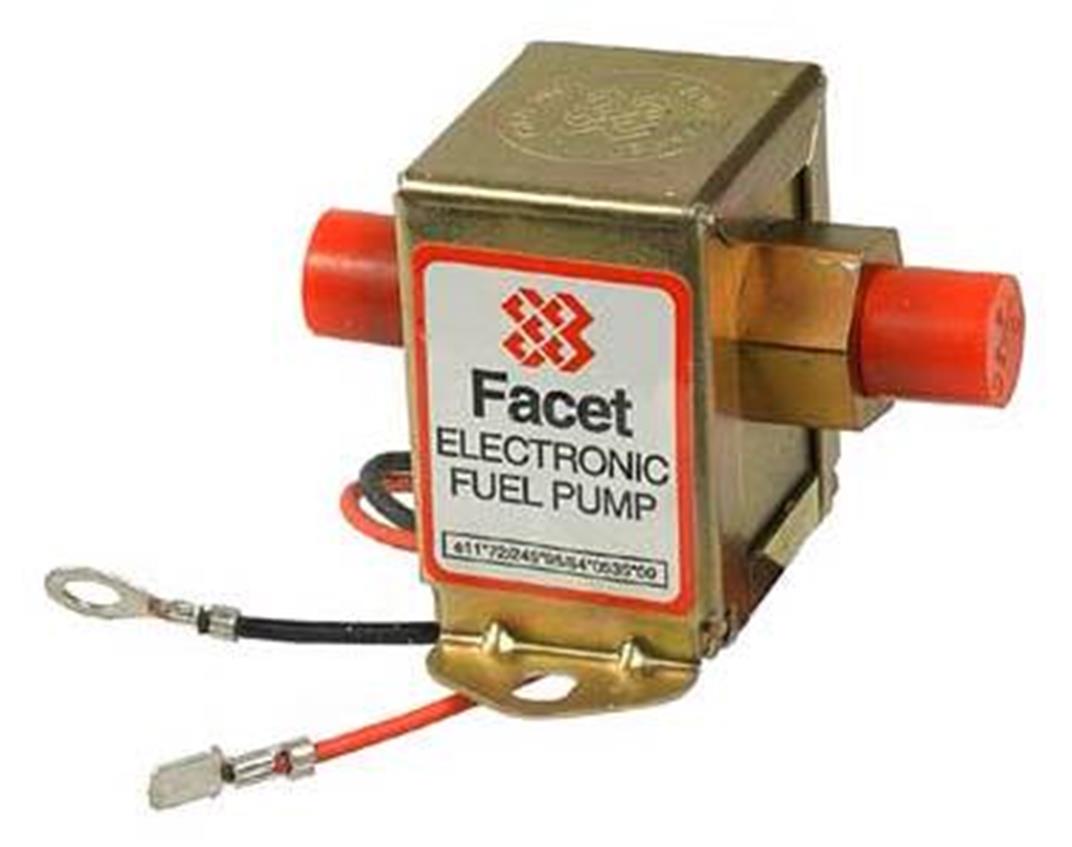 NEW 24V FACET SOLID STATE FUEL PUMP 4.56PSI ALL CARBURETED ENGINES
