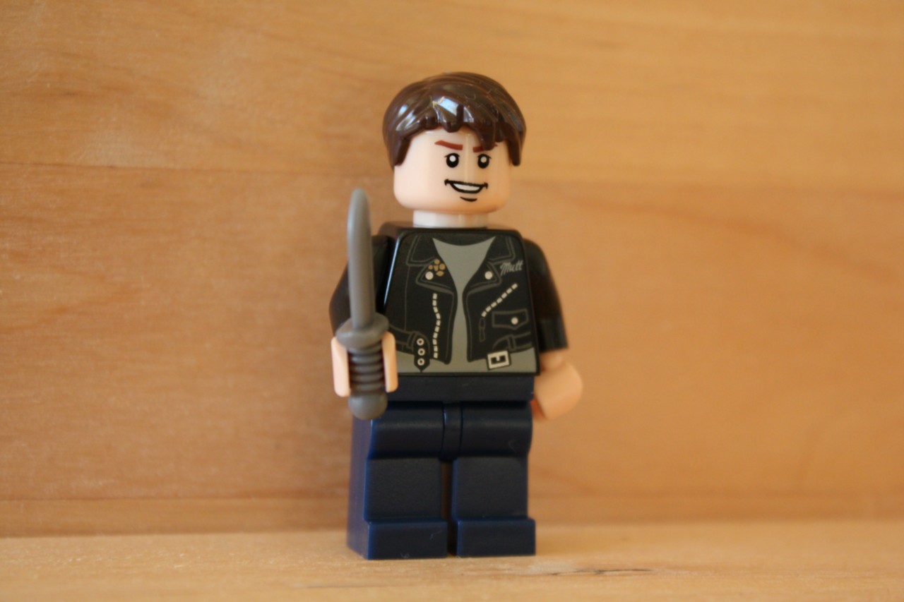 NEW LEGO MINIFIGURE MUTT WILLIAMS INDIANA JONES + KNIFE