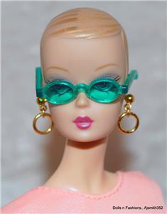 Barbie Ken Doll & Friends Clear Green Frame SunGlasses or Glasses with Lens | eBay