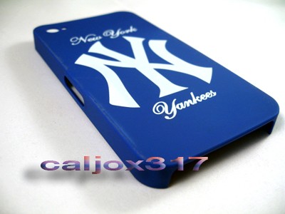  York Yankees Iphone on Ny New York Yankees Blue Hard Case Cover For Iphone 4 4g 4s   Ebay
