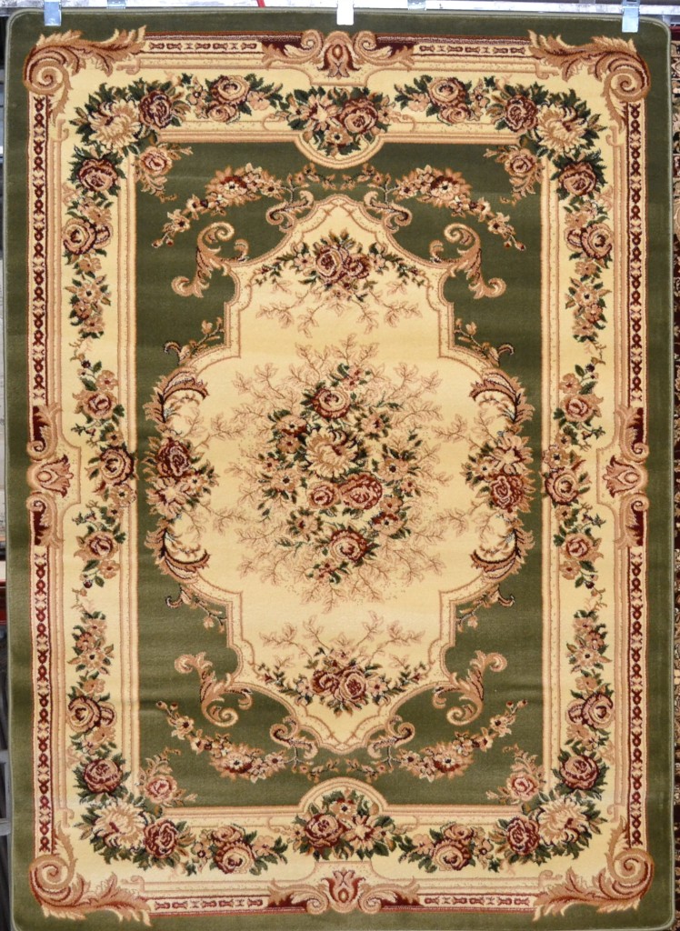 2857 Burgundy Green Ivory Victorian Oriental Area Rugs Carpet Lots of