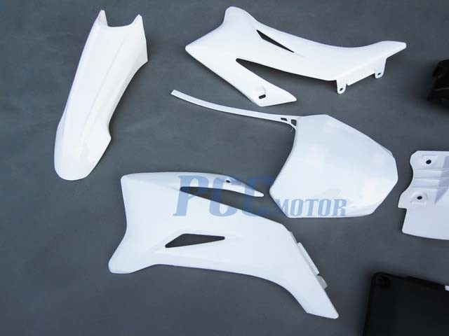 Black Yamaha TTR 110 Plastics Kit - Fits 110/125/140/150cc Pit Bikes (Atomik/PitPro/Thumpstar)