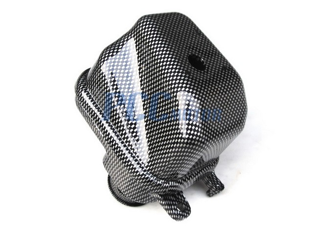 YAMAHA PW50 PW 50 AIR CLEANER BOX FILTER ASSEMBLY CARBON FIBER LOOK P AF18 