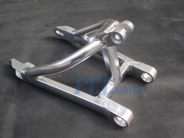 50 Caliber Racing 2.5” Extended Swing Arm Silver - Fits Honda CRF50 XR50 XR70