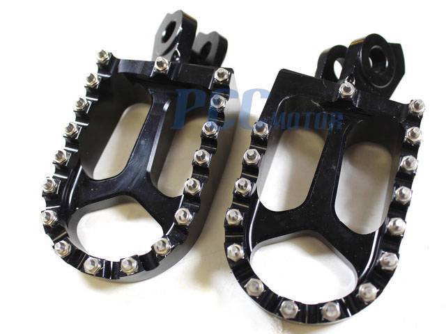 Repose-pieds Larges (foot Pegs) En Aluminium Pour Suzuki RMZ 250/450 2010-2015 - Neuf