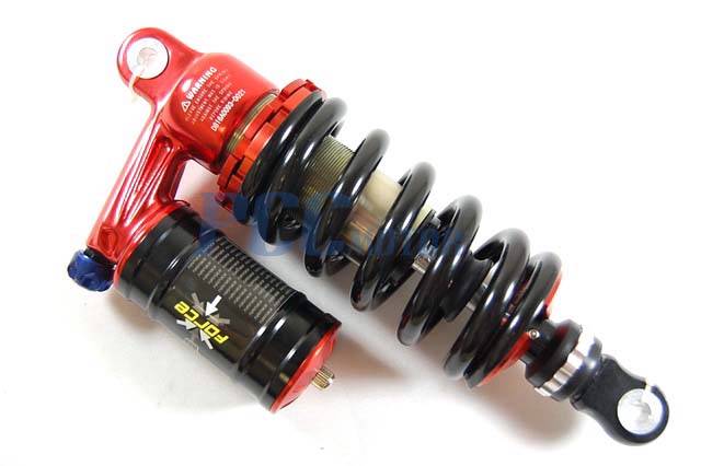ATV Motorcycles Fast Ace 11 Inch 280mm 1000lbs Heavy Duty Spring Assist Load Carrier Racing Shock BF-A01AR / BS-35AR 1000lbs/in for Dirt Bikes Go Karts 
