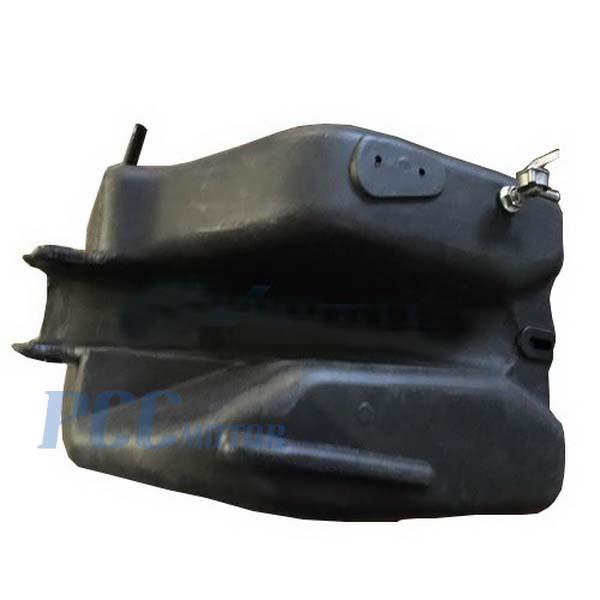 3L (0.9 Gal) Metal Fuel Gas Tank For 125cc-150cc ATV, Quad, Go Kart, Buggy, 4 Wheeler – Black Iron