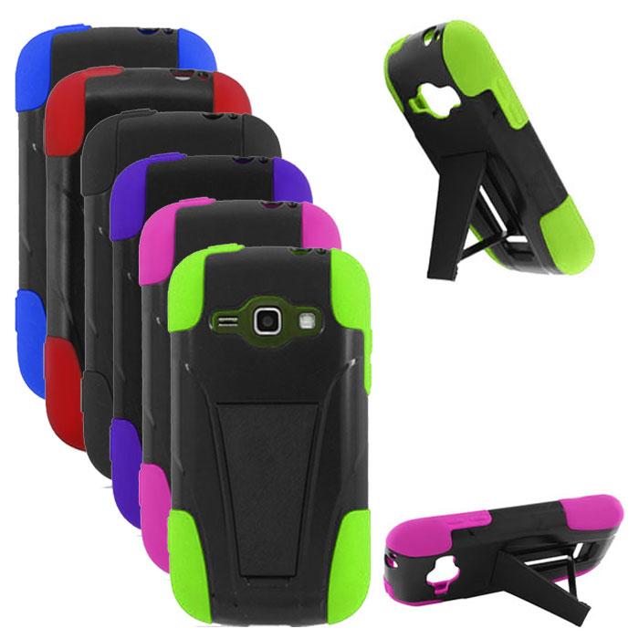 Hybrid Phone Case for Samsung Galaxy Prevail 2 Silicone Corner Hard