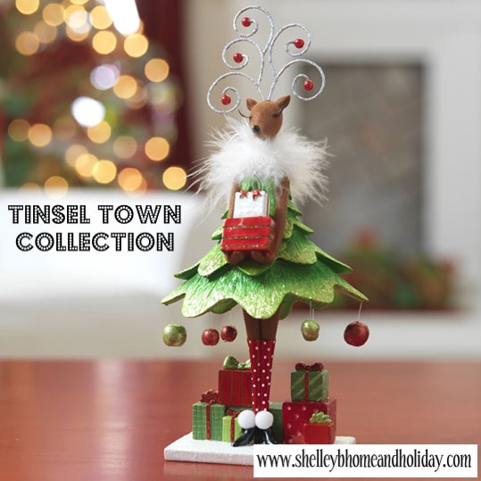 NEW RAZ Tinsel Town Reindiva Reindeer Ornaments s/3 eBay