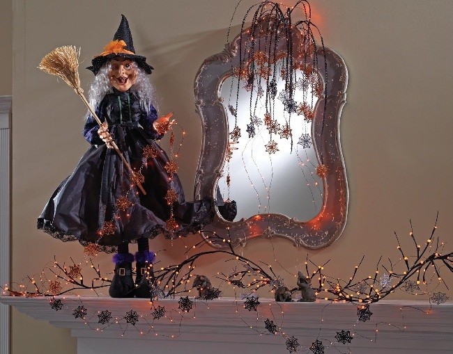 Witch Large 54 inch Sitting witch Halloween decoration gg H3216169 NEW ...