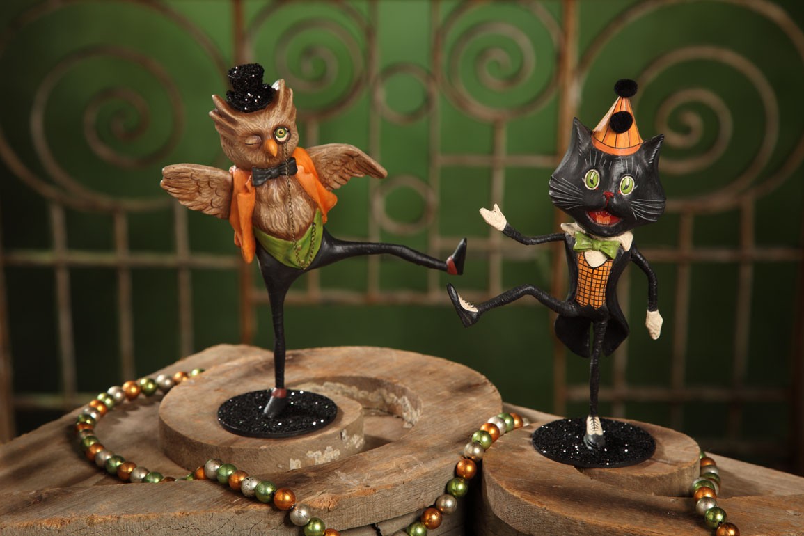 Kooky Spooks Halloween ornaments Greg Guedel for Bethany Lowe set 4 gg0926 NEW eBay