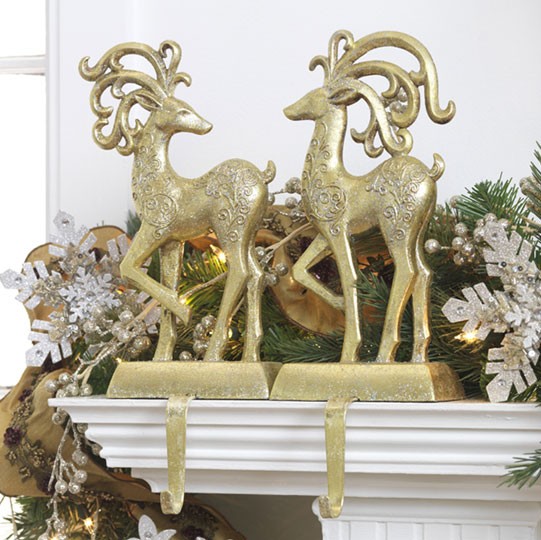 Disc Ornament w Poinsettia Center red & gold Set/2 pd 3219016 NEW RAZ