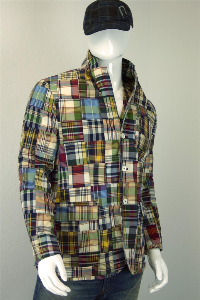 ralph lauren patchwork blazer