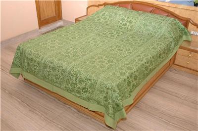 New Asian Luxury Bedspread with Silk Thread Embroidery