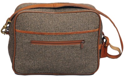 Leather Carry Luggage on Hartmann Luggage Leather   Tweed Carry On Flight Bag   Ebay