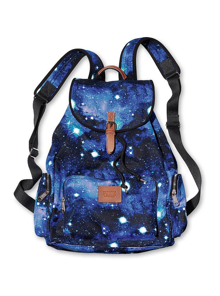 ... Secret Celestial Galaxy Cosmic Pink Backpack Tote Bag Carry-on Purse