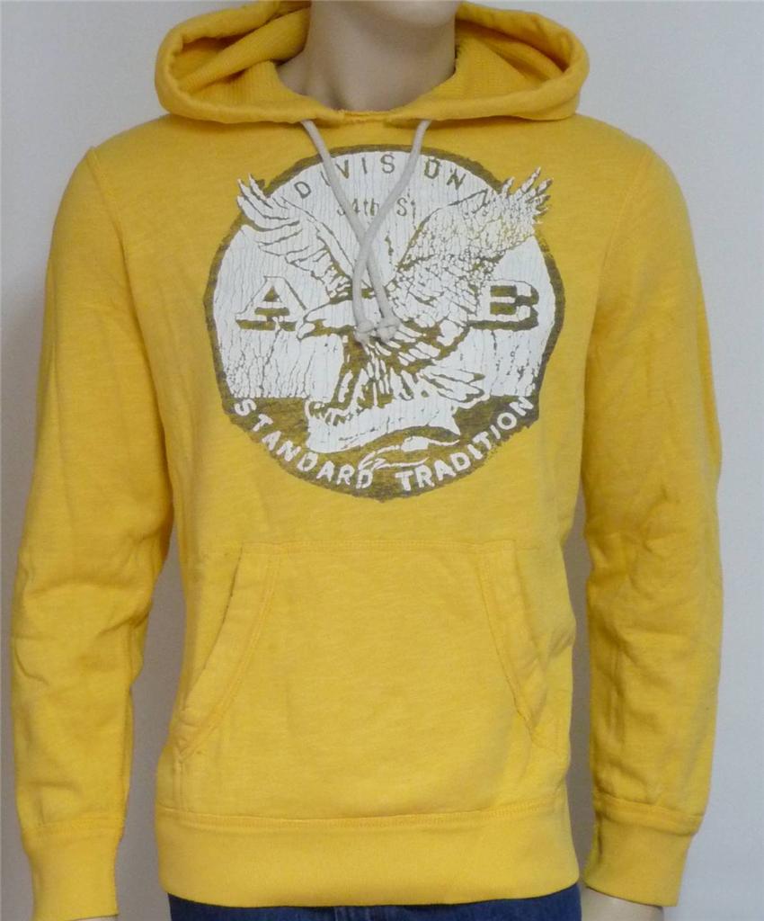 American-Eagle-Outfitters-Mens-Yellow-Division-34th-St-Pullover-Hoodie ...