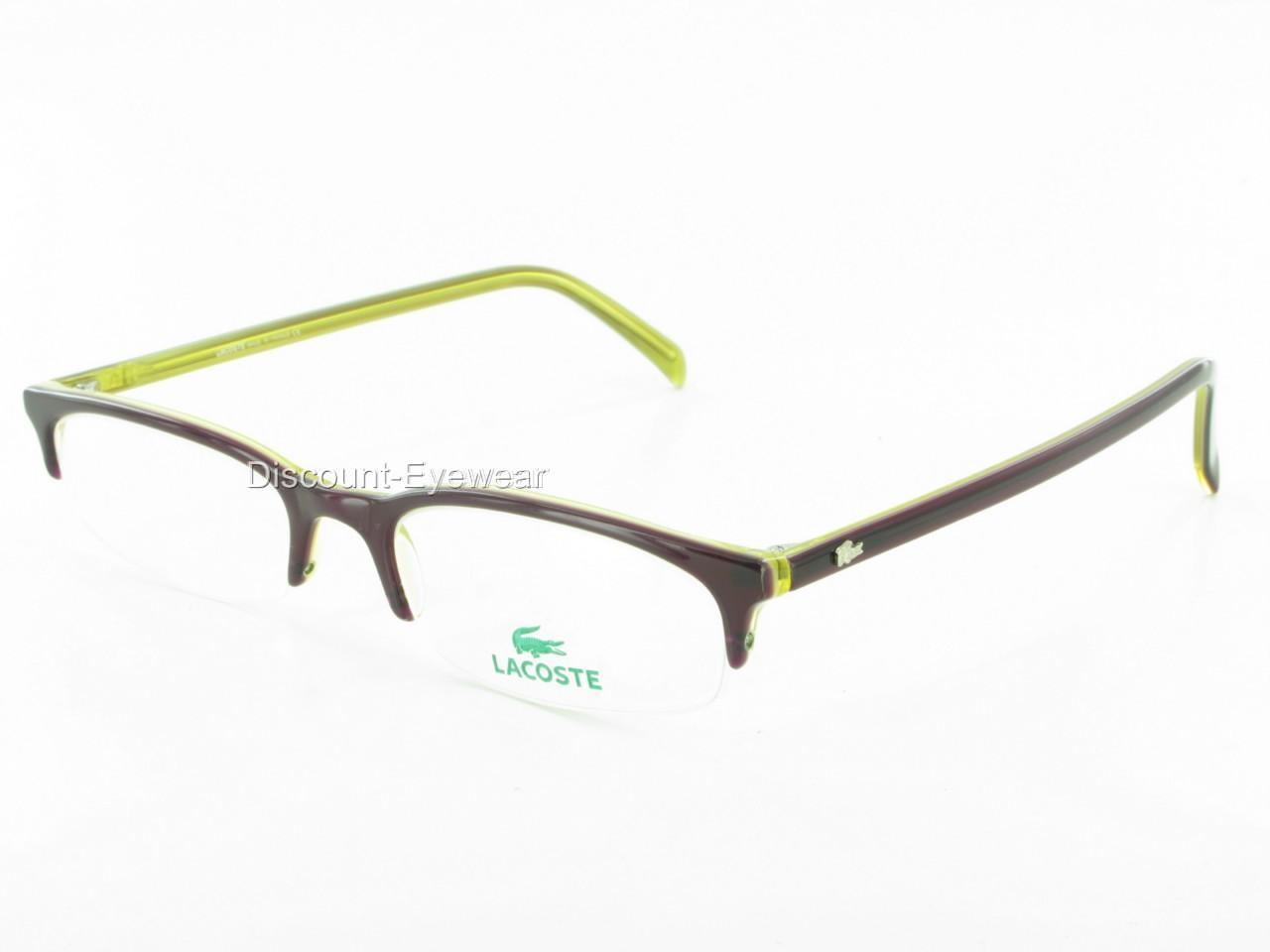 Stylish Designer Semi Rimless LACOSTE 4800 EYEGLASSES eBay