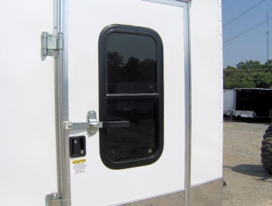 cargo trailer 7x12 enclosed finished motorcycle interior ramp ft door