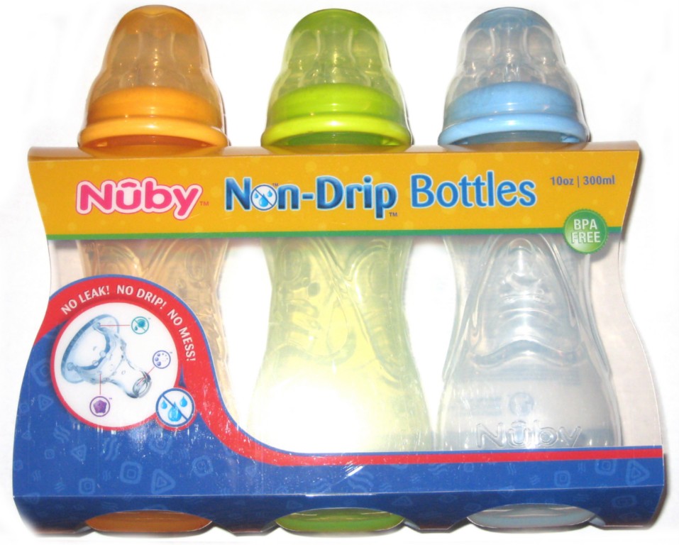 Nuby NonDrip Tinted 10oz Baby Bottles3 PackBPA FREE eBay