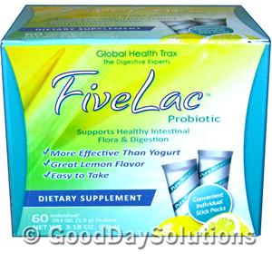 (1) new FIVELAC ~ five 5 lac yeast infection probiotics
