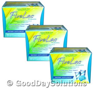 3 new sealed FIVELAC five 5 lac 5lac candida probiotics