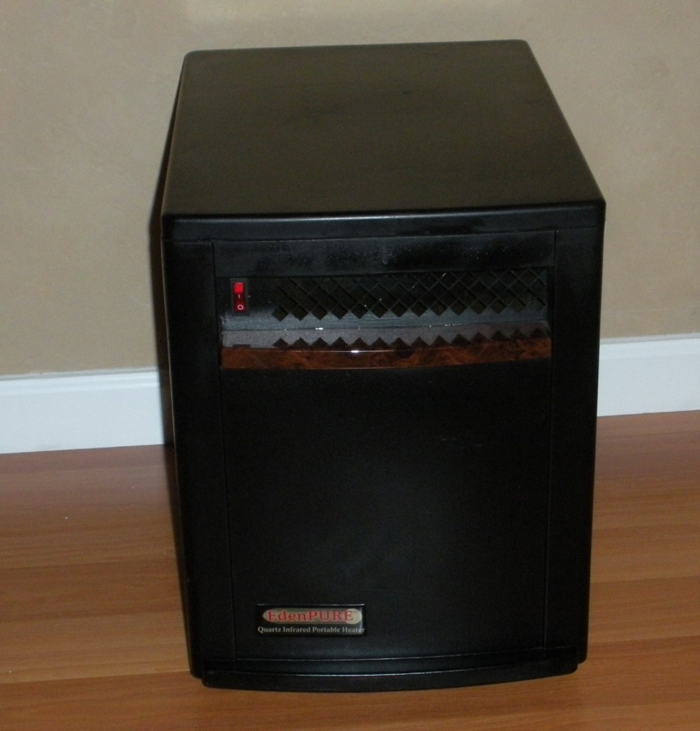 EDENPURE PORTABLE INFRARED QUARTZ ROOM HEATER MDL 1000