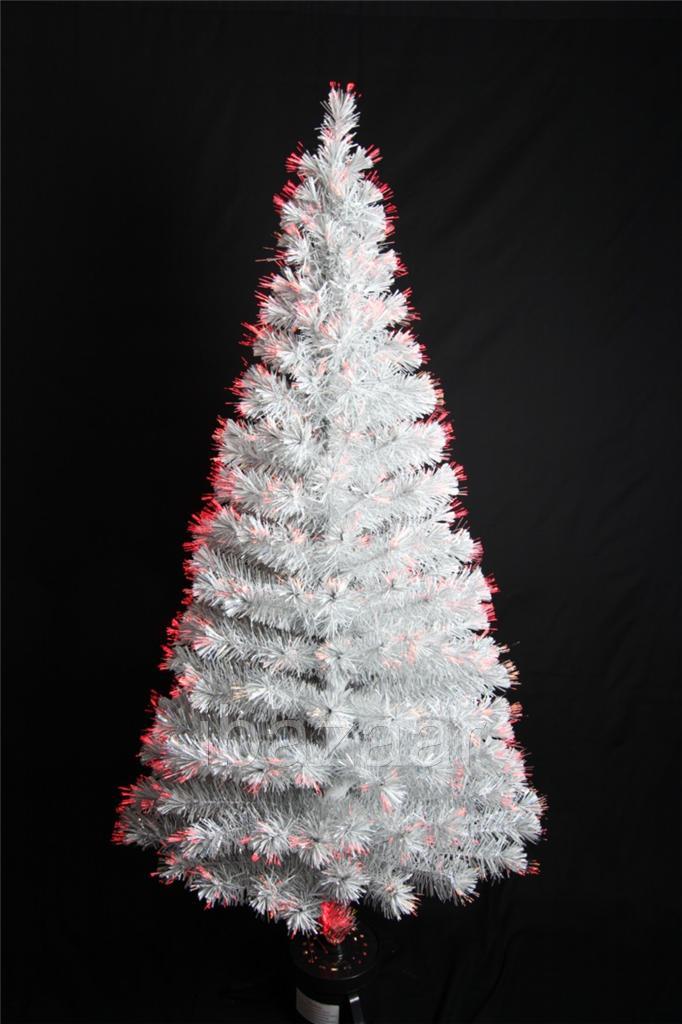 deluxe 1 8m 6ft 180cm white silver laser tinsel fibre deluxe 1 8m 6ft 180cm white silver laser tinsel fibre