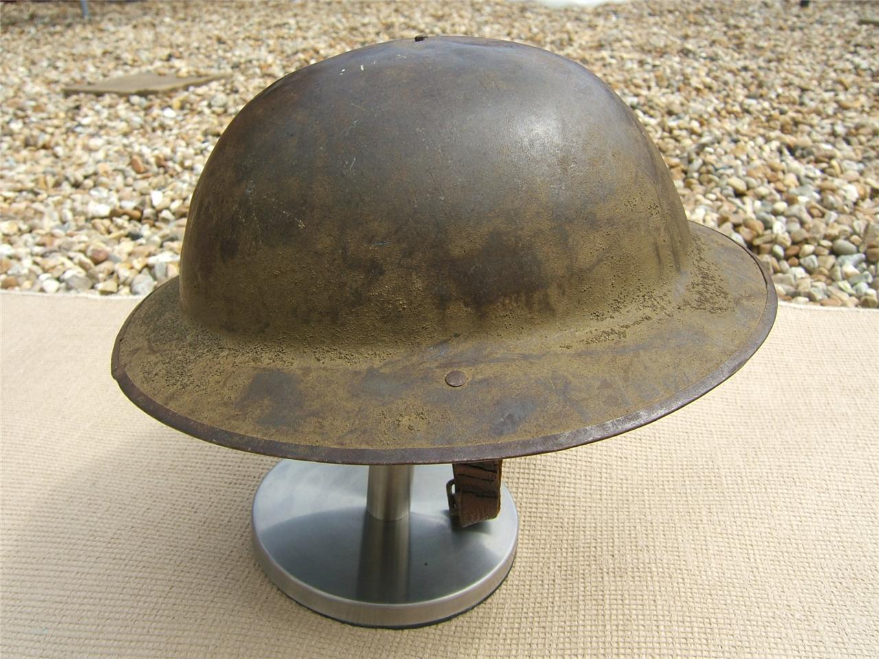 WW1 Mark 1 British Brodie Helmet - Complete- World War One British