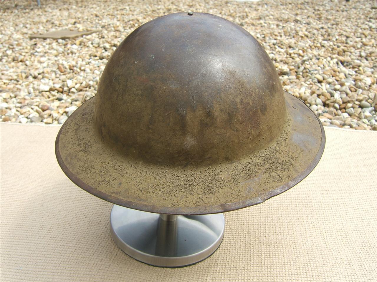 WW1 Mark 1 British Brodie Helmet Complete World War One British