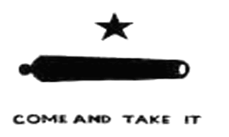 Historic Come and Take It Star & Cannon 3x5 Flag Banner