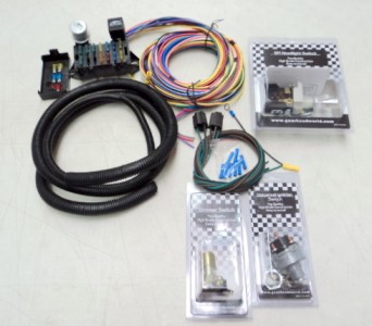 DeLuxe 15 Universal Street Rod Wiring Wire Kit with Bonus 3 Switchs
