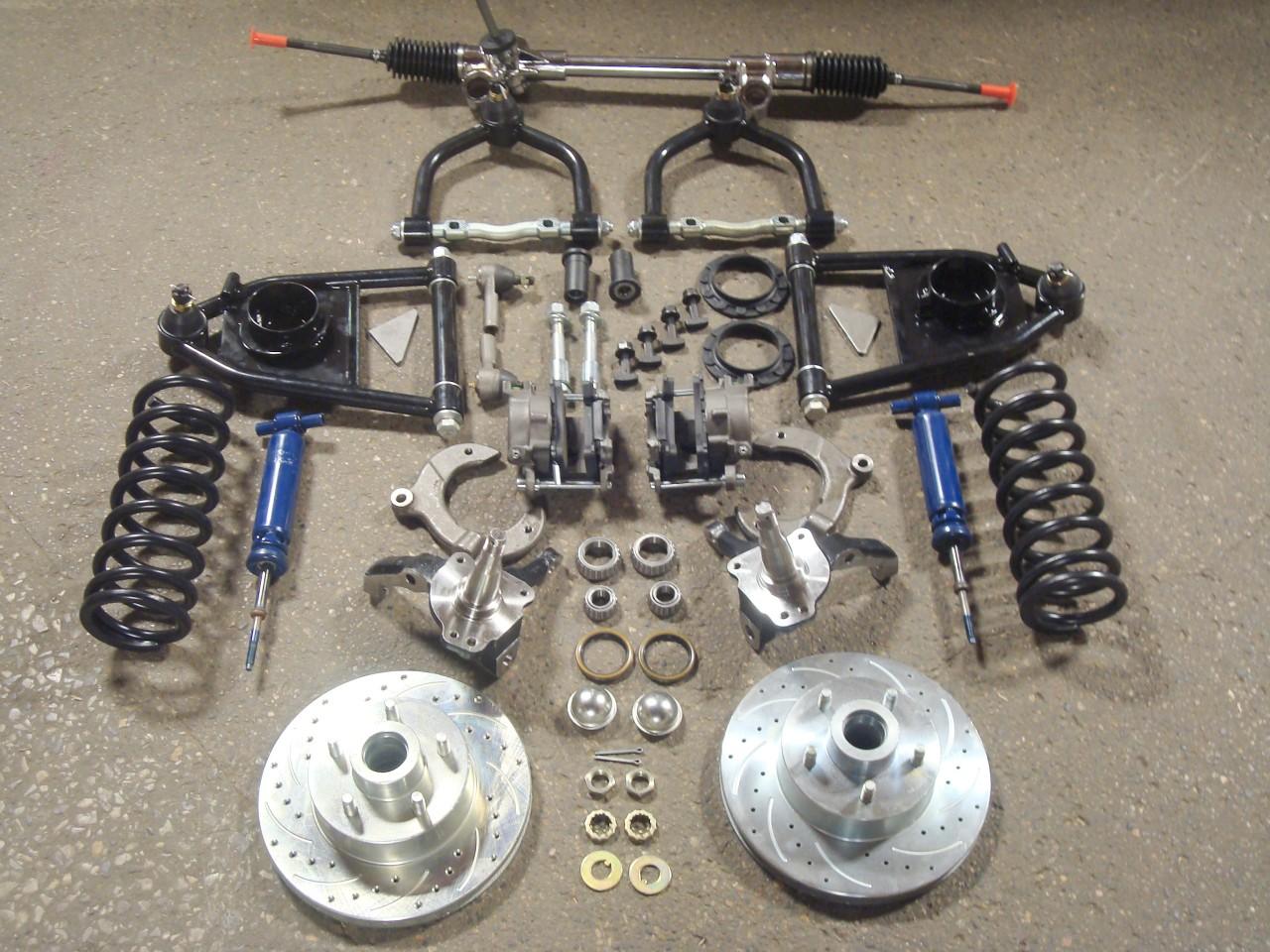 Mustang II 2 Front Suspension Kit Manual Rack Drop Spindles Street Rod