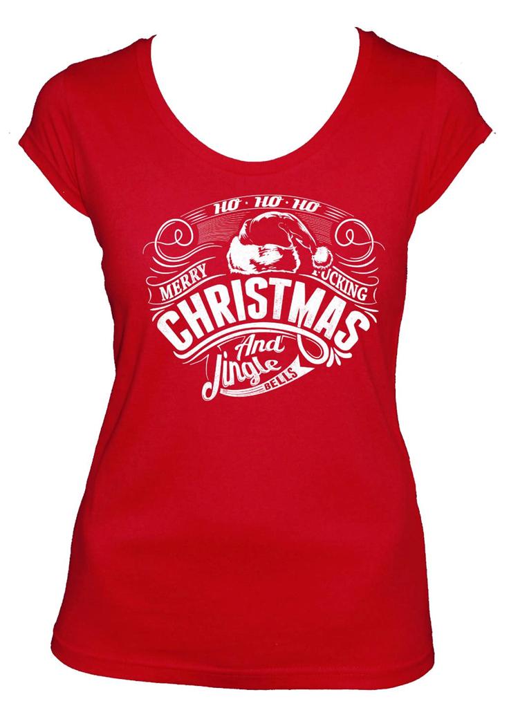 Merry Ucking Christmas Rude Funny Singlet MEN'S Ladies T Shirt Women'S TOP Size eBay