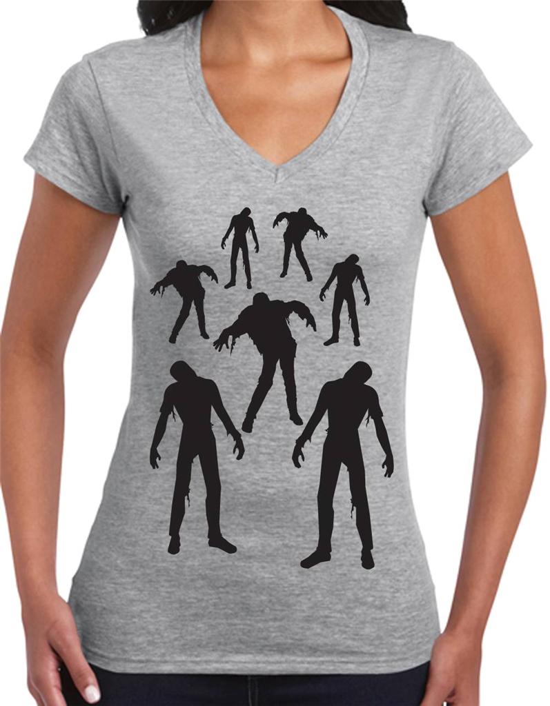 Zombie T Shirt Singlet Undead Walking Dead Rockabilly MEN'S Women'S