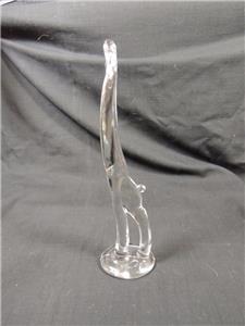 crystal giraffe statue