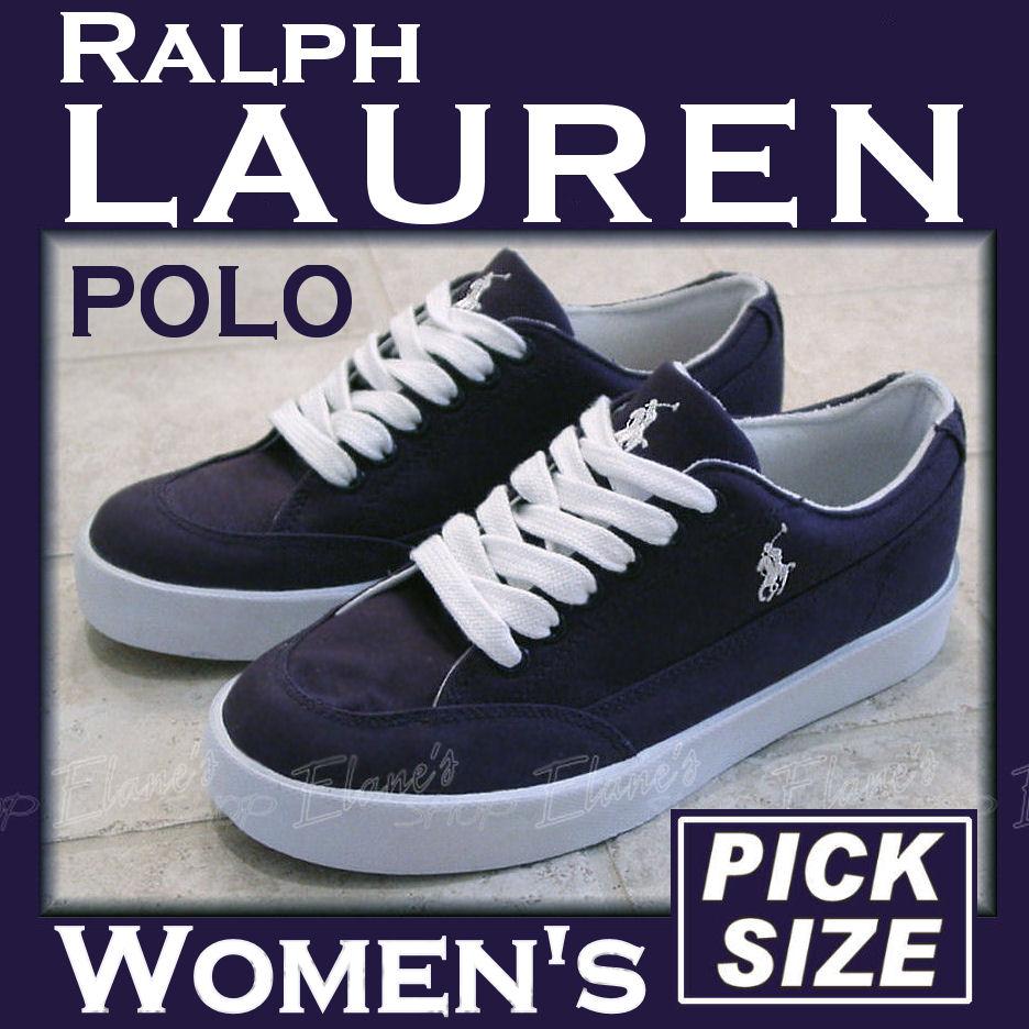 Ralph Lauren POLO NAVY Sneaker Tennis Shoes NEW PICK SZ
