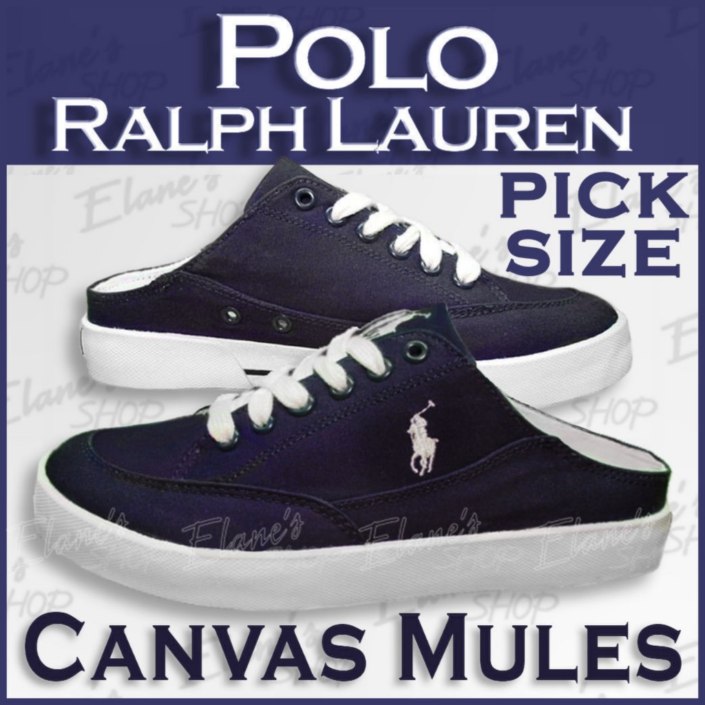 ladies ralph lauren canvas trainers