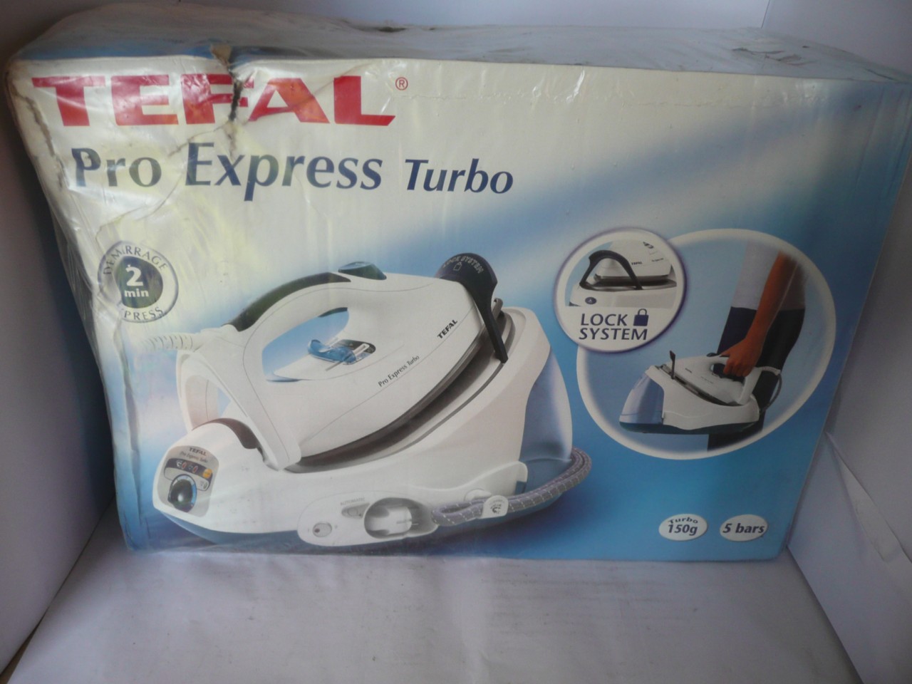 Tefal GV8150 PRO Express Turbo Steam Iron 5 Bars NEW eBay
