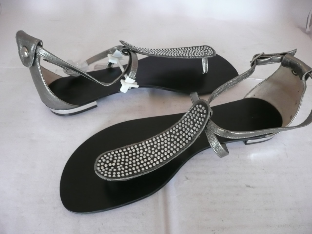 gunmetal grey evening shoes