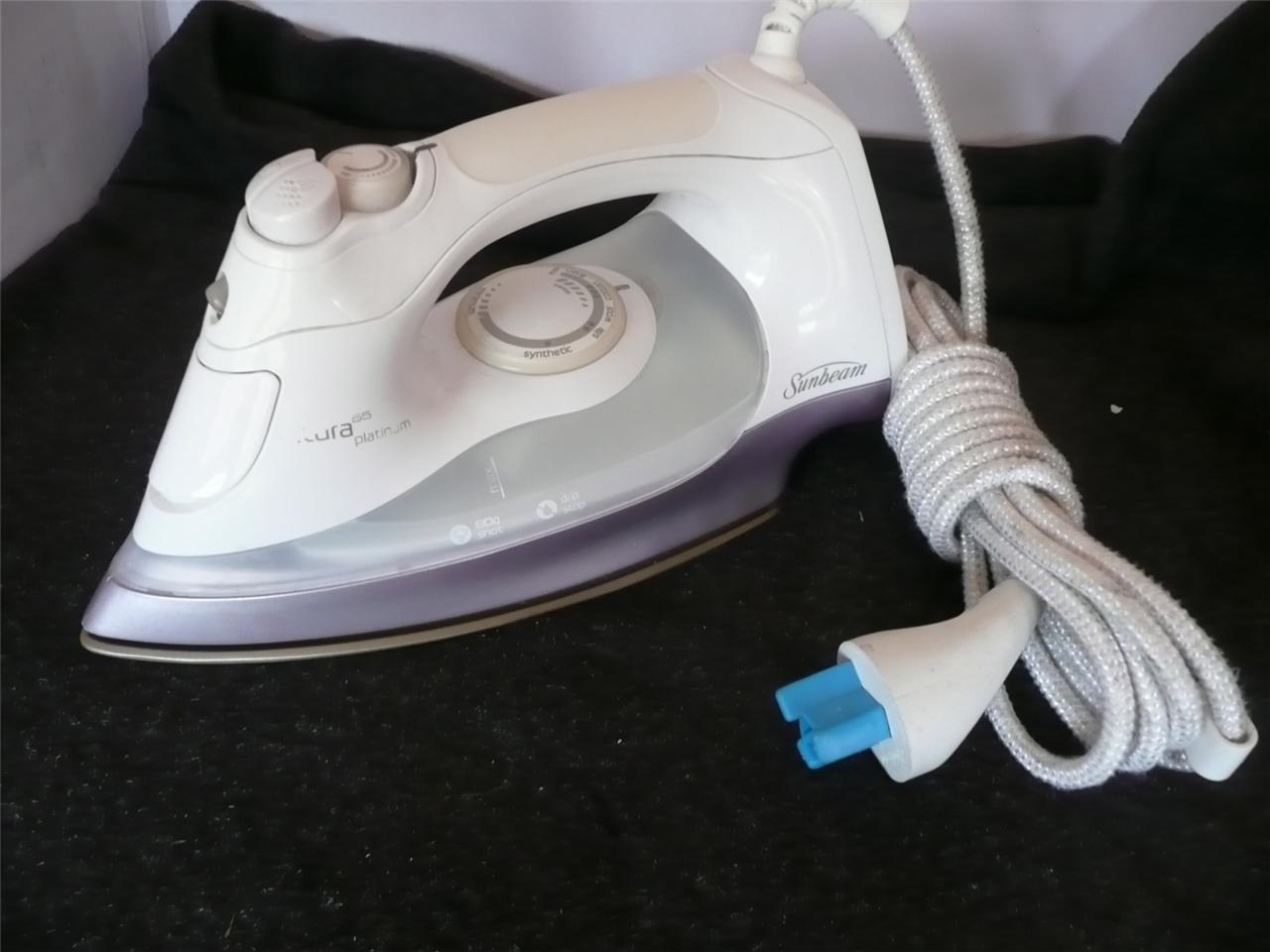 SUNBEAM SR5555 ULTRA55 PLATINUM TEFLON 2400W STEAM IRON NEW eBay