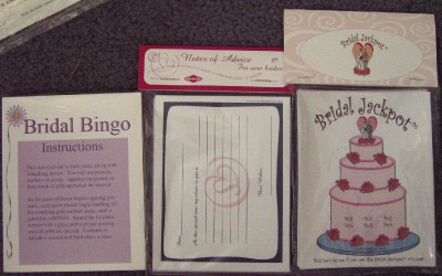 Bridal Shower Game Gift Ideas on Huge Lot Wedding   Bridal Shower Games 7 Games   More   Ebay